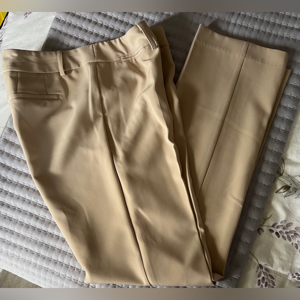 Zac & Rachel Women's Tan Dress Pants